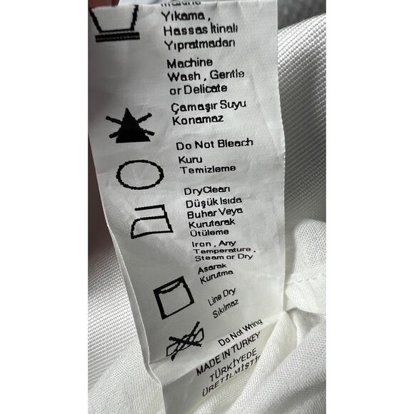 Mama Luma Girls Navy Blue/White Striped Skirt with Self Tie Bow Size 3-4 - Picture 8 of 11